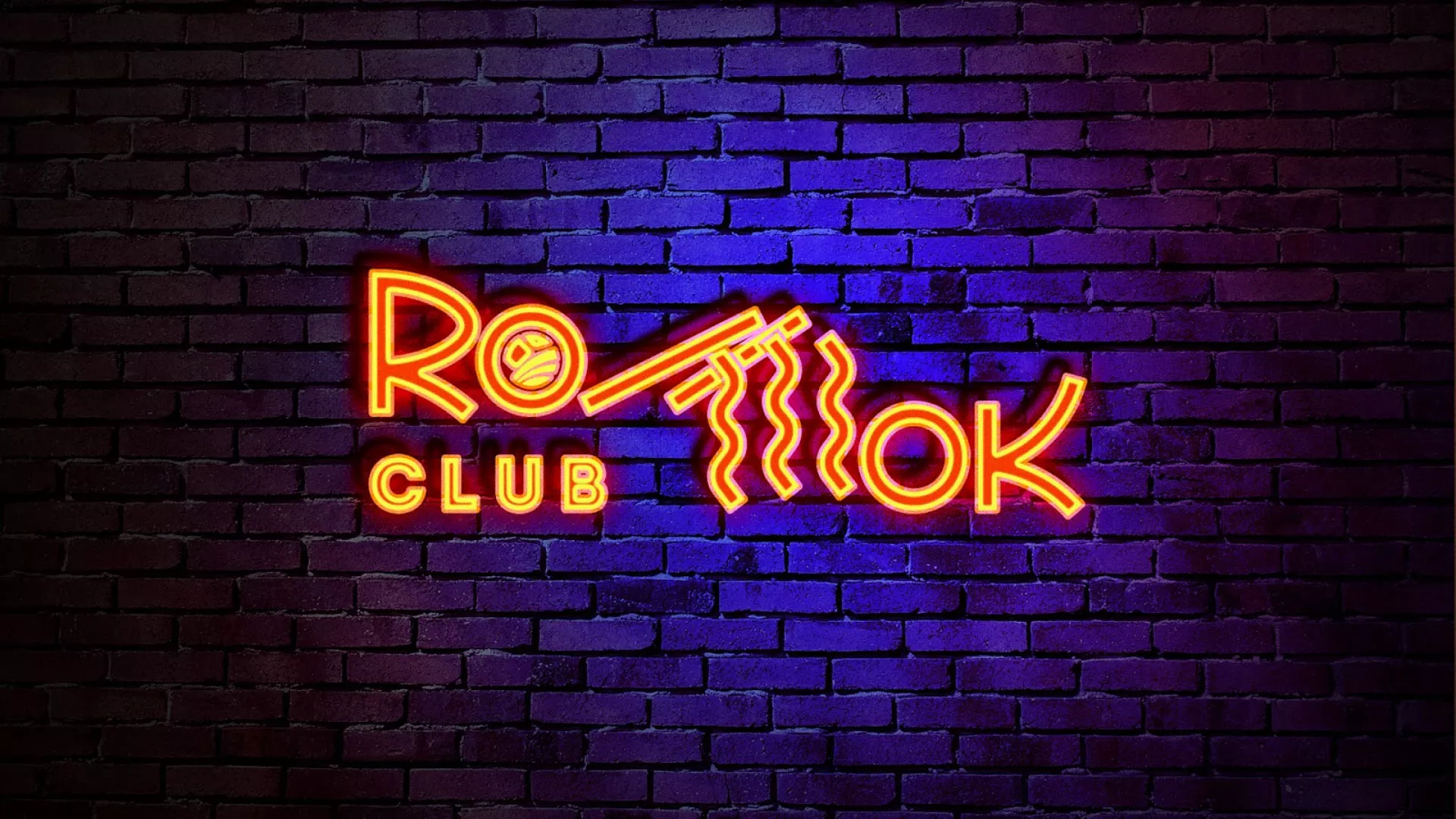 Разработка интерьерной вывески суши-бара «Roll Wok Club» в Байкальске